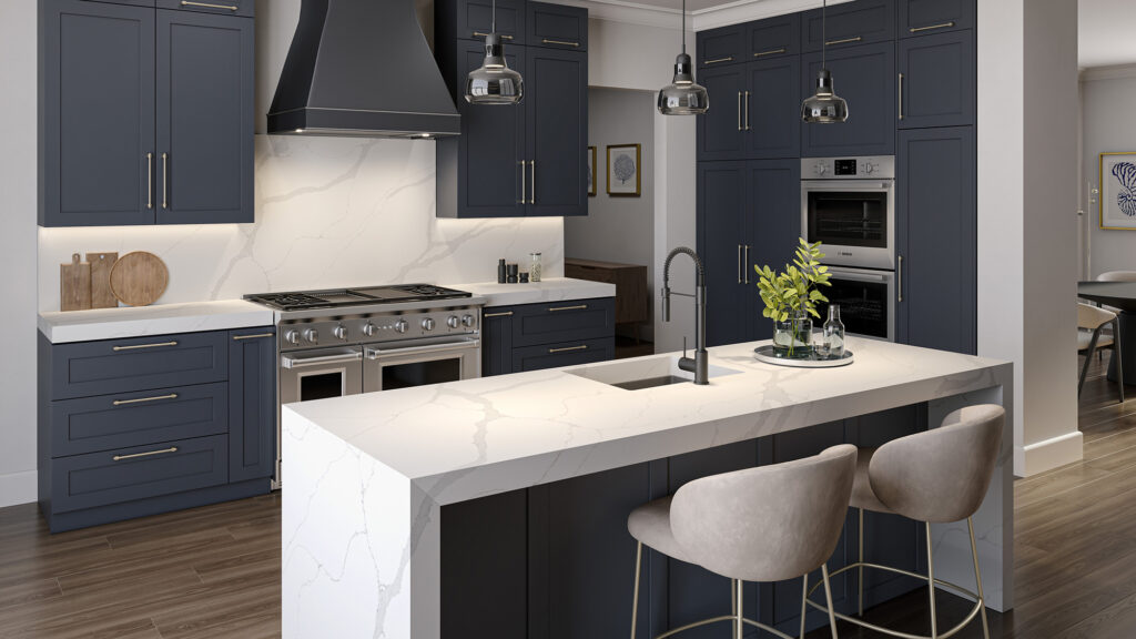 Calacatta Lucent installed in modern kitchen